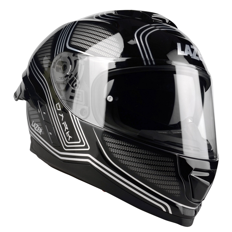 Cască integrală de motocicletă Lazer Rafale SR Darkside negru-gri negru