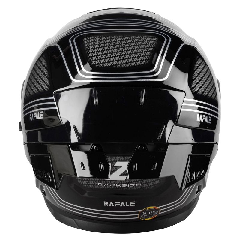 Cască integrală de motocicletă Lazer Rafale SR Darkside negru-gri negru