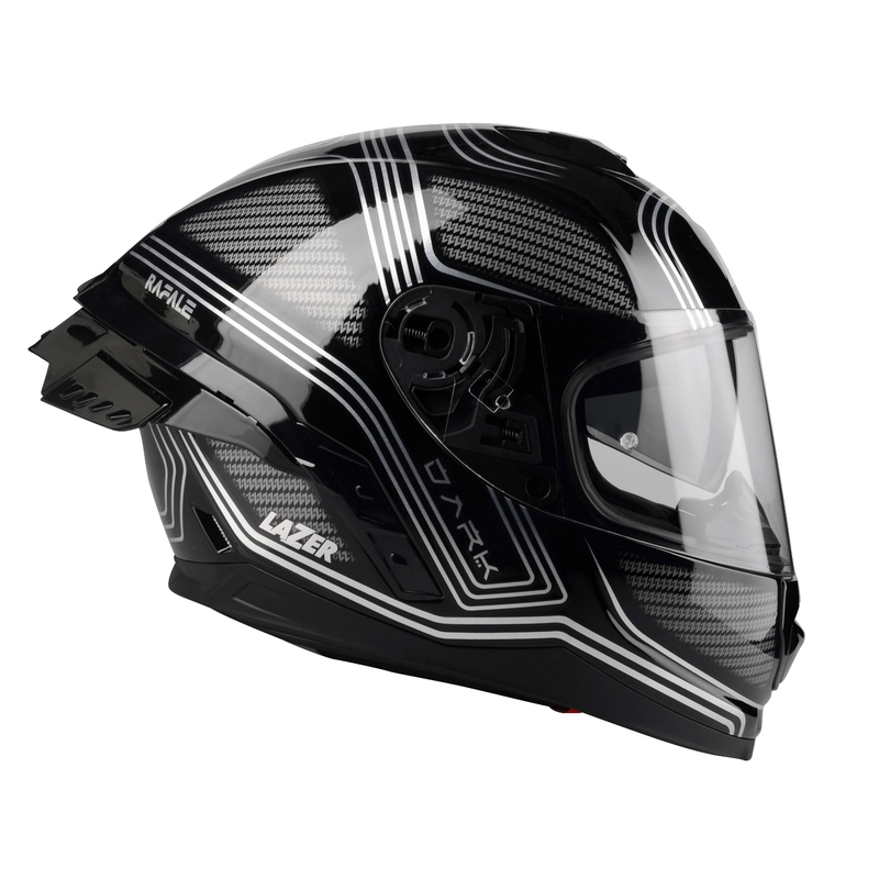 Cască integrală de motocicletă Lazer Rafale SR Darkside negru-gri negru
