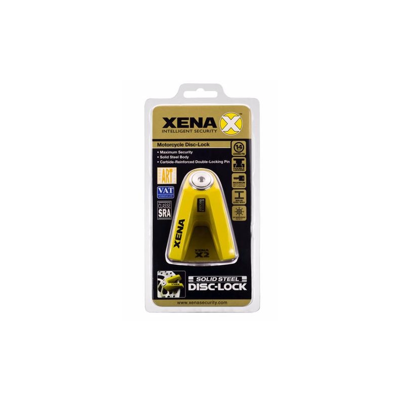 Blocaj pentru frâne pe disc XENA X2 galben