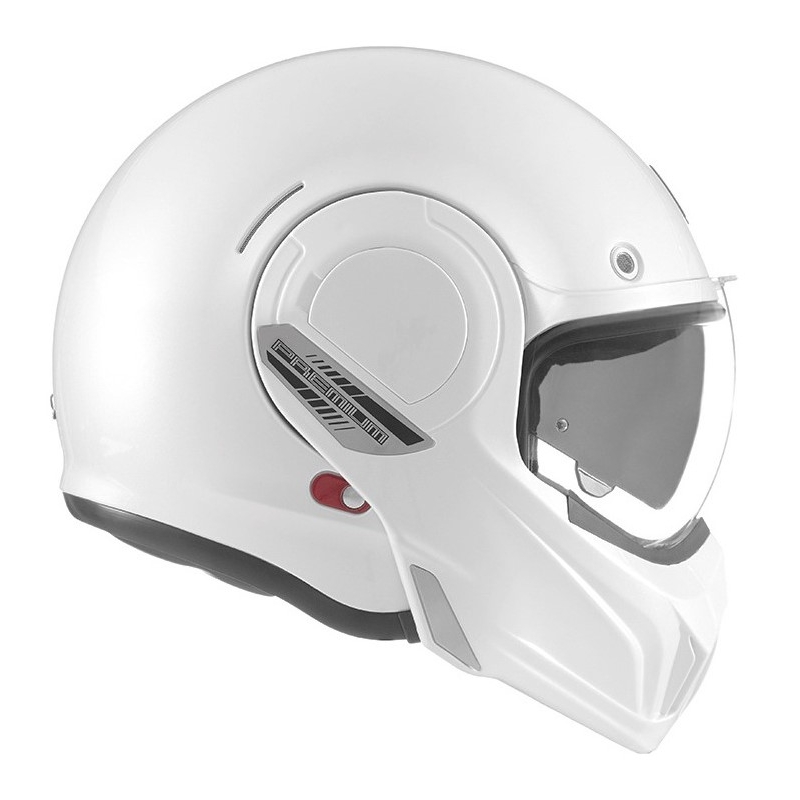 Cască de motocicletă pliabilă NOX PREMIUM Stratos alb