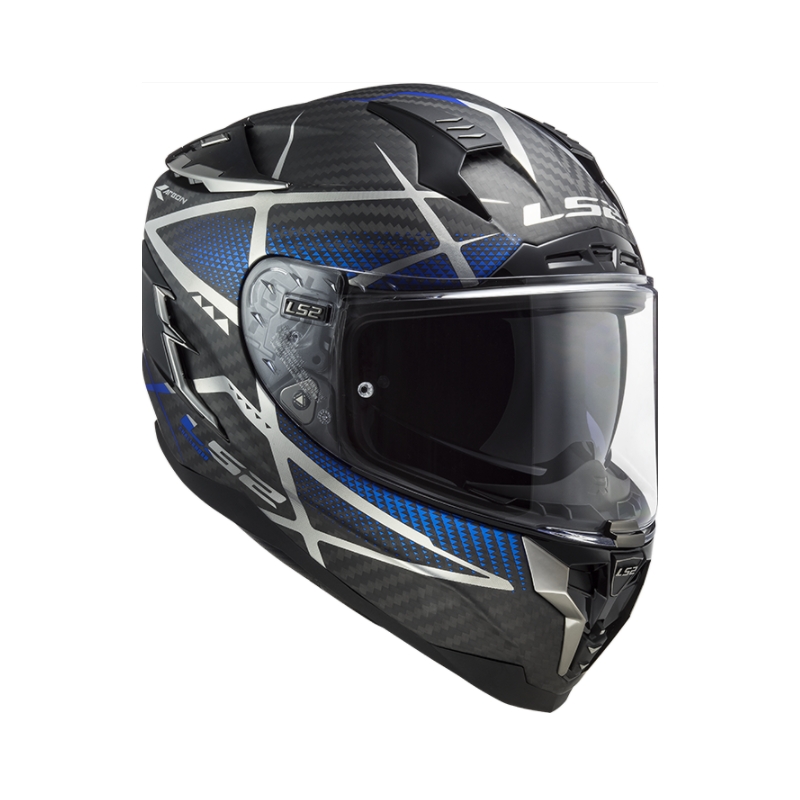 Cască de motocicletă integrală LS2 FF327 Challenger C Konic negru-gri-albastru lichidare