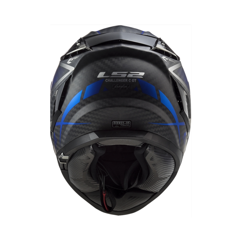 Cască de motocicletă integrală LS2 FF327 Challenger C Konic negru-gri-albastru lichidare