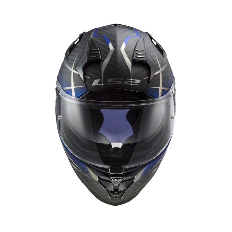 Cască de motocicletă integrală LS2 FF327 Challenger C Konic negru-gri-albastru lichidare