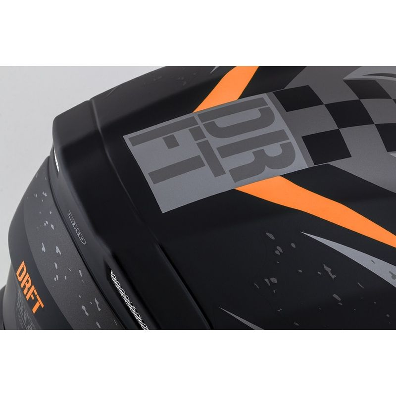 Cască de motocicletă Integral Cassida Integral 3.0 DRFT gri mat-negru-portocaliu mat