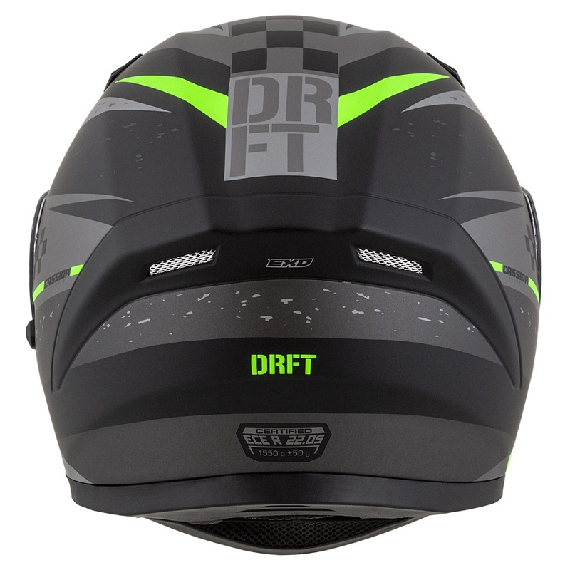 Cască de motocicletă Integral Cassida Integral 3.0 DRFT mată gri-negru-verde