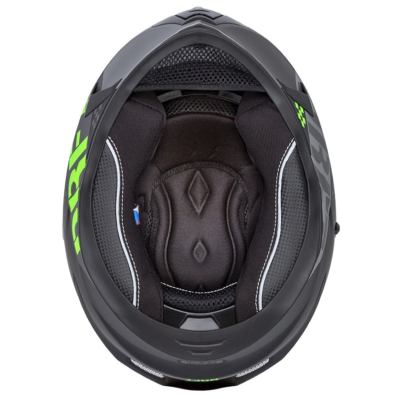 Cască de motocicletă Integral Cassida Integral 3.0 DRFT mată gri-negru-verde