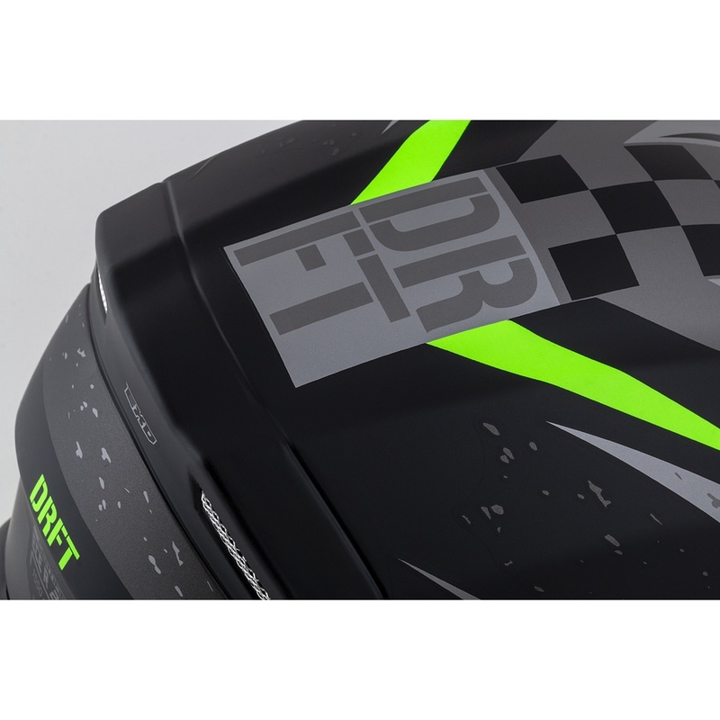 Cască de motocicletă Integral Cassida Integral 3.0 DRFT mată gri-negru-verde