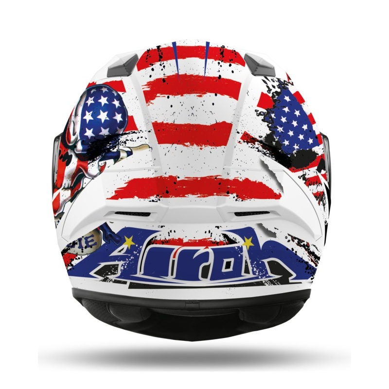 Cască integrală Airoh Valor Uncle Sam alb-albastru-roșu