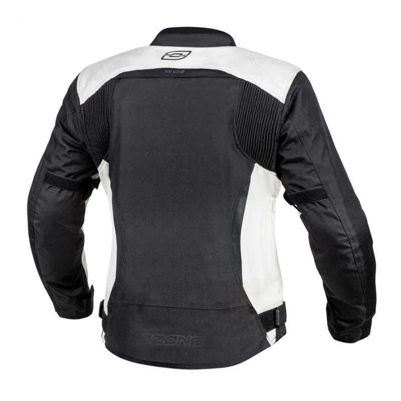 Jacheta de motociclete Ozone Delta IV Negru și gri deschis pentru femei Ozone Delta IV Vânzare lichidare