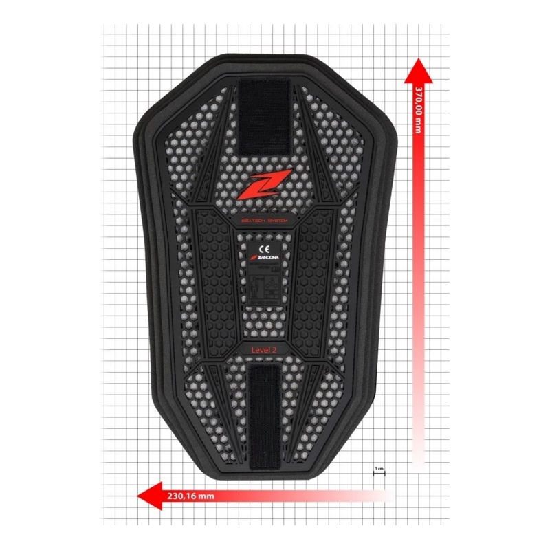 Protecție universală pentru spate Zandona Esatech Insert 7201