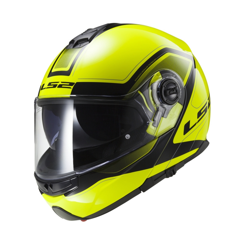 Cască de motociclist LS2 FF325 Strobe Civik Hi-Vis