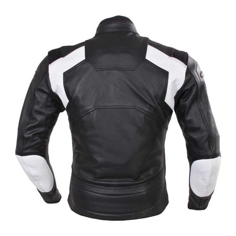 Jachetă de motociclete Tschul 850 negru și alb lichidare