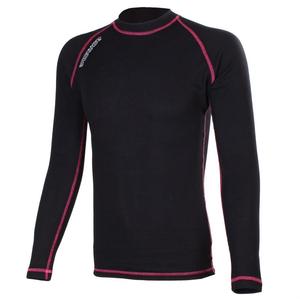Tricou termic cu mânecă lungă RSA Heat negru și roz