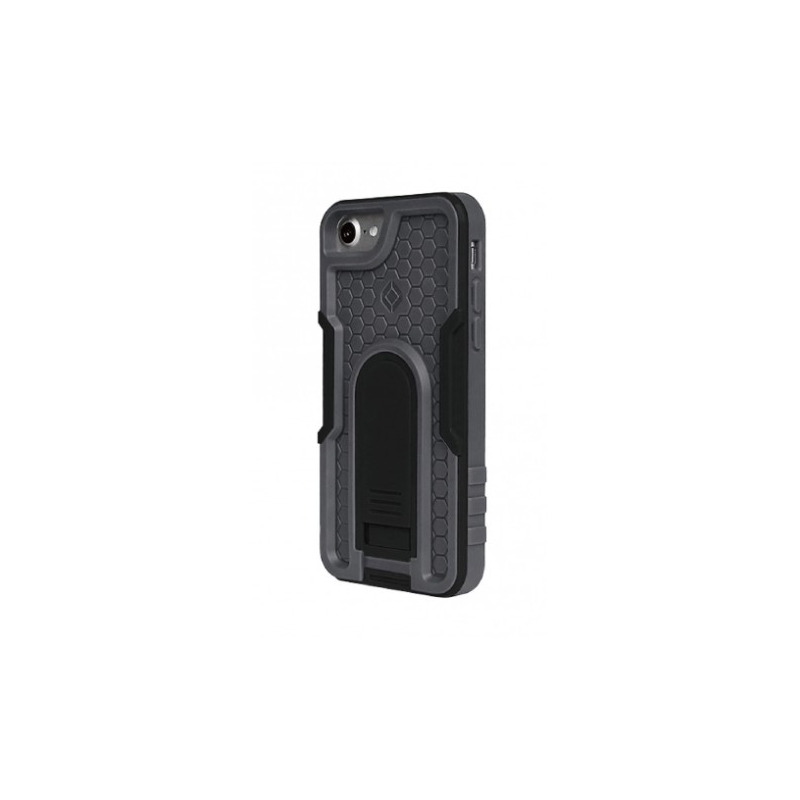 Capac de telefon cu suport CUBE X-Guard pentru Apple iPhone 7/8 negru lichidare