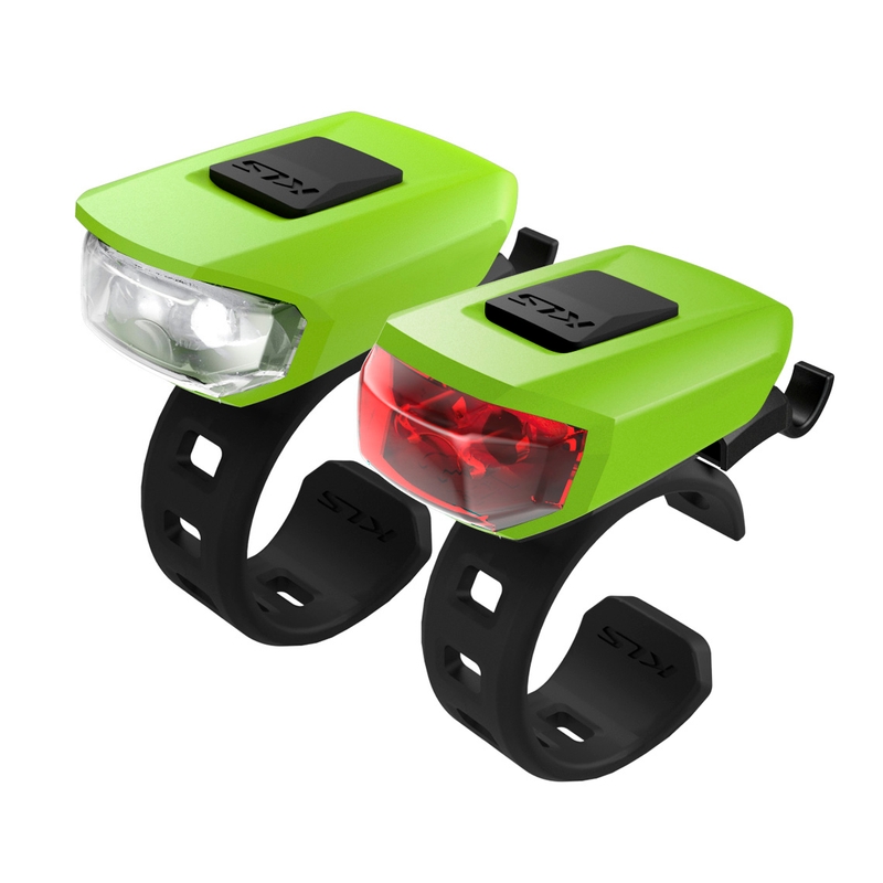 Față + lumină spate KELLYS Vega verde lichidare