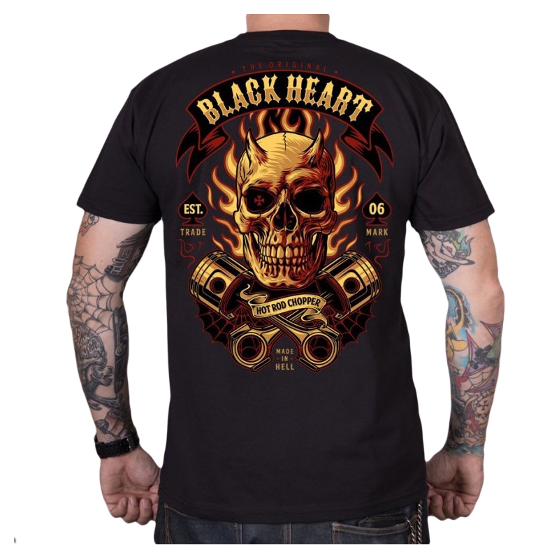 Tricou pentru bărbați Black Heart Hell Boy