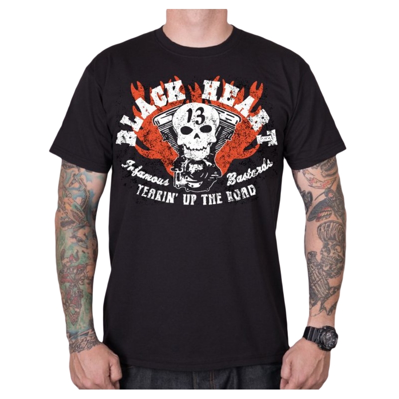 Tricou pentru bărbați Black Heart Flathead