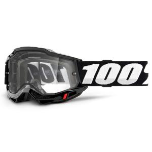 Ochelari de motocros 100% ACCURI 2 negru (dublu plexi transparent)