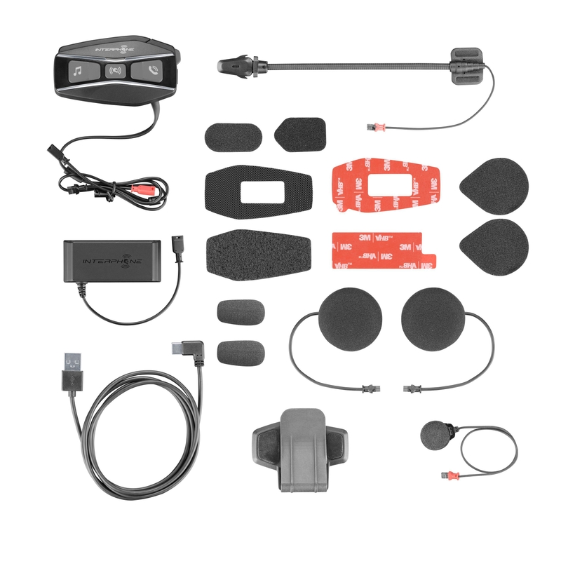 Interfon Bluetooth handsfree U-COM16 - Pachet unic
