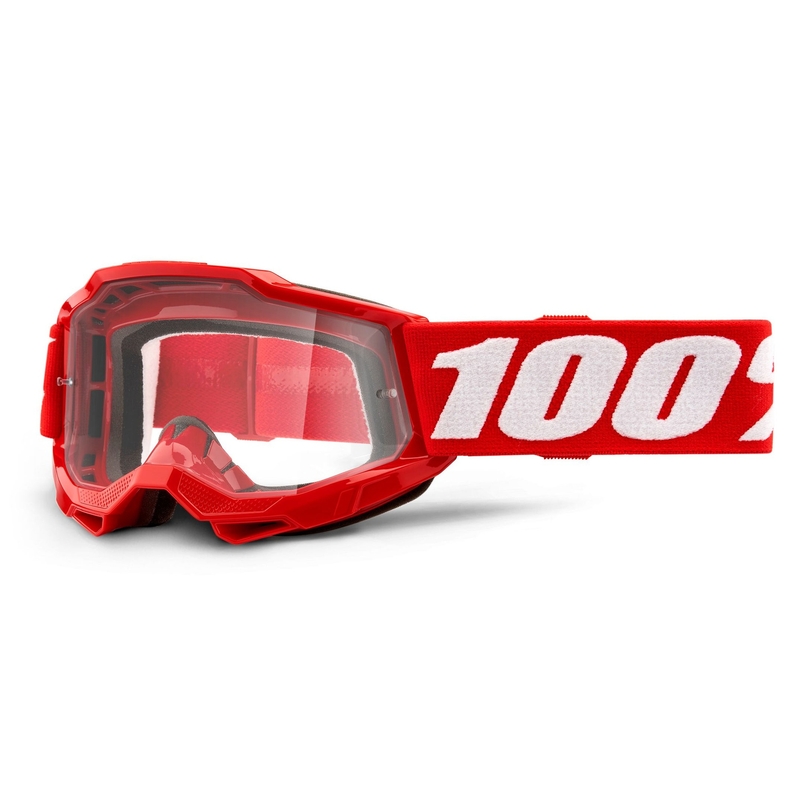 Ochelari de motocross pentru copii 100% ACCURI 2 portocaliu (plexi transparent)