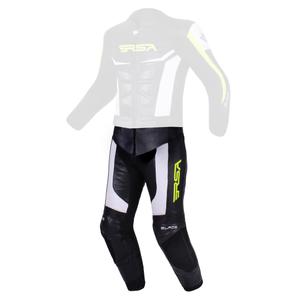 Pantaloni bărbați RSA Blade negru-alb-alb-albastru-galben-fluo výprodej lichidare