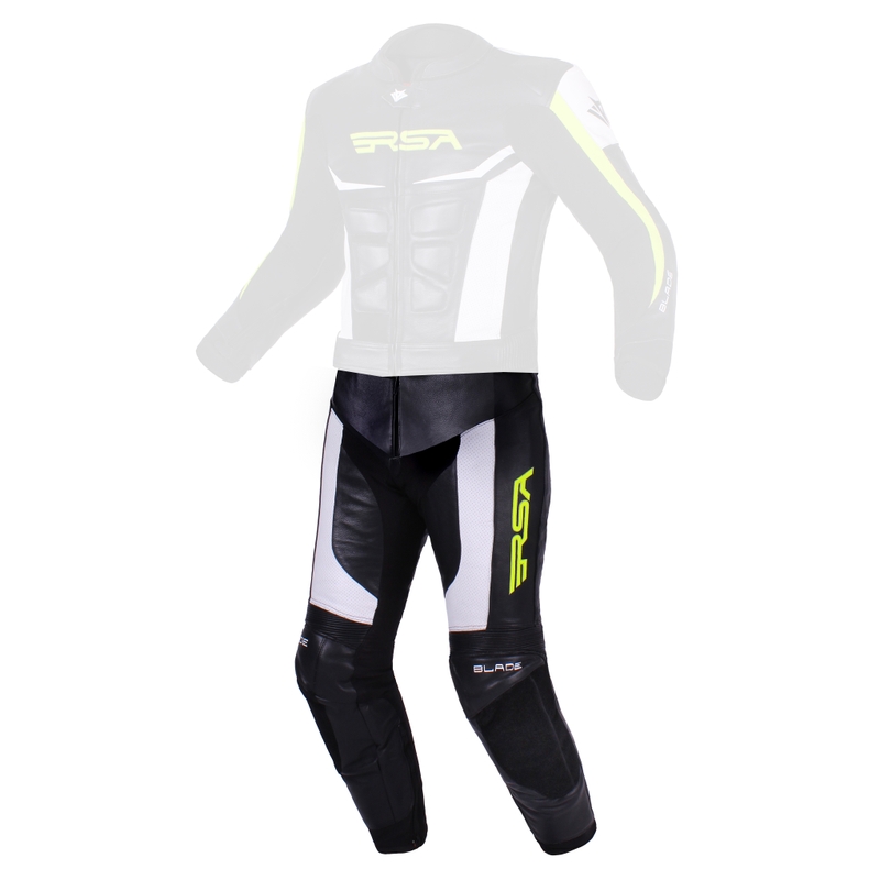 Pantaloni bărbați RSA Blade negru-alb-alb-albastru-galben-fluo výprodej lichidare