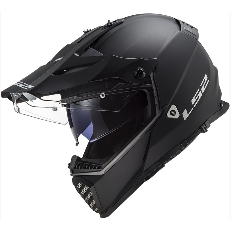 Cască de enduro LS2 MX436 Pioneer EVO negru mat - clasa II