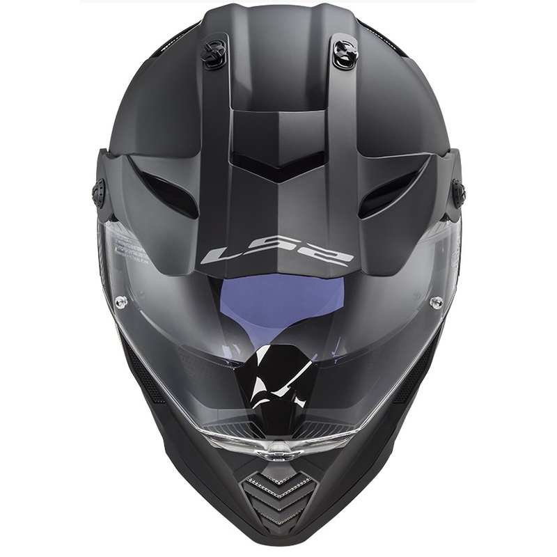 Cască de enduro LS2 MX436 Pioneer EVO negru mat - clasa II