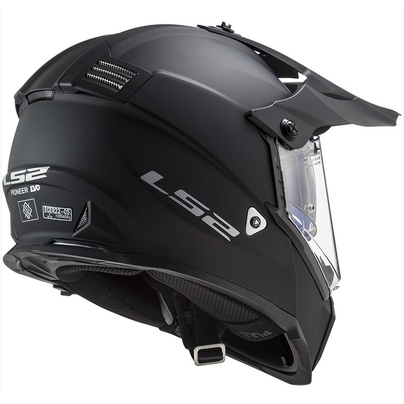 Cască de enduro LS2 MX436 Pioneer EVO negru mat - clasa II