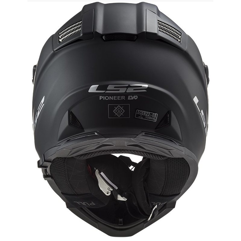 Cască de enduro LS2 MX436 Pioneer EVO negru mat - clasa II