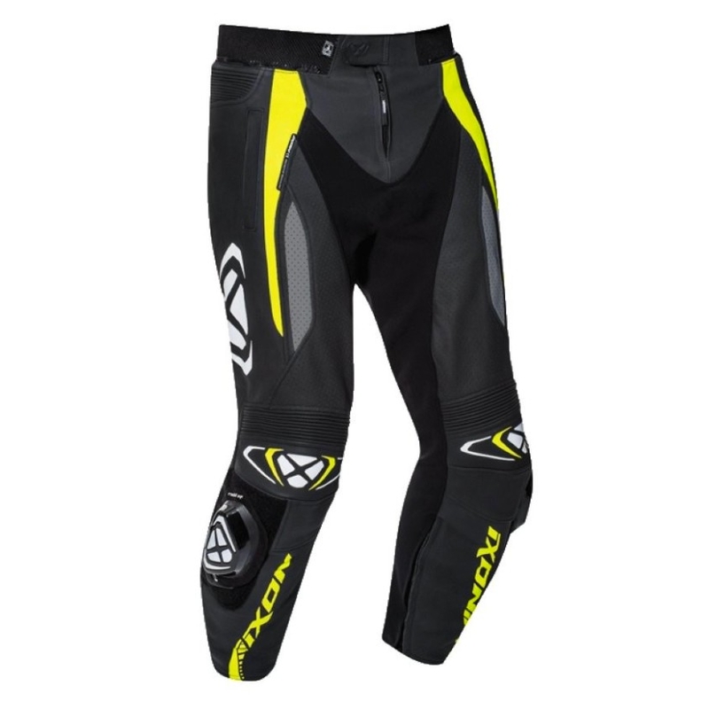 IXON Vortex Pant 2 Negru-Fluo Yellow Pantaloni de motociclete lichidare