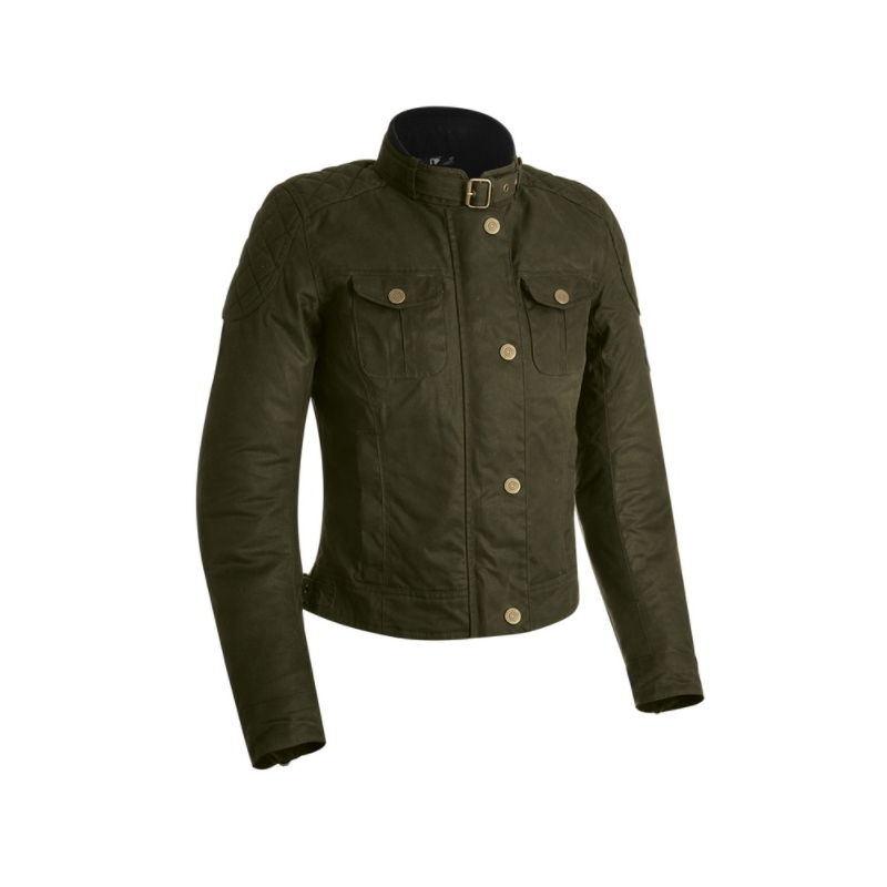 Jacheta de motociclete Oxford Holwell Green pentru femei lichidare