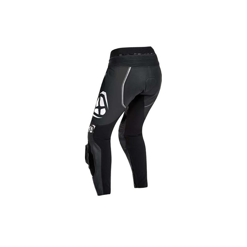 IXON Vortex Lady Pantaloni de motocicletă negru și alb pentru femei