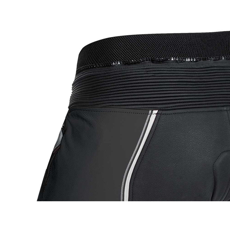 IXON Vortex Lady Pantaloni de motocicletă negru și alb pentru femei