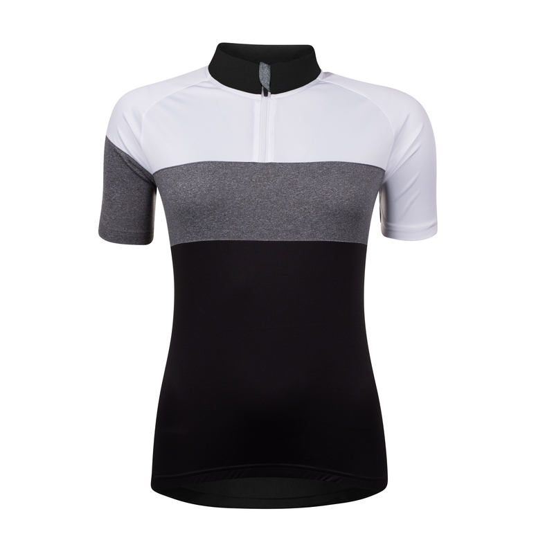 Tricou pentru femei FORCE View negru-alb-gri - mânecă scurtă lichidare