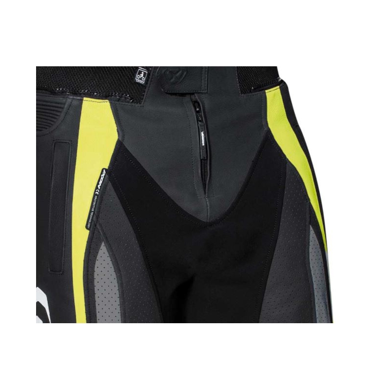 IXON Vortex 2 pantaloni de motocicletă negru-galben-fluo