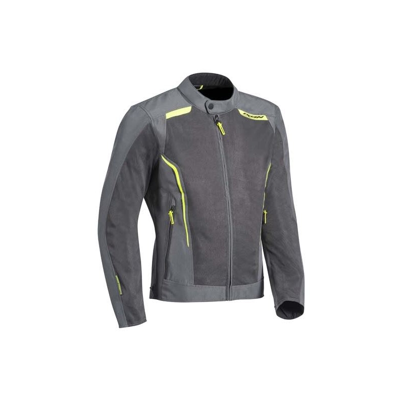 Jachetă pentru motociclete IXON Cool Air gri-galben-fluo lichidare