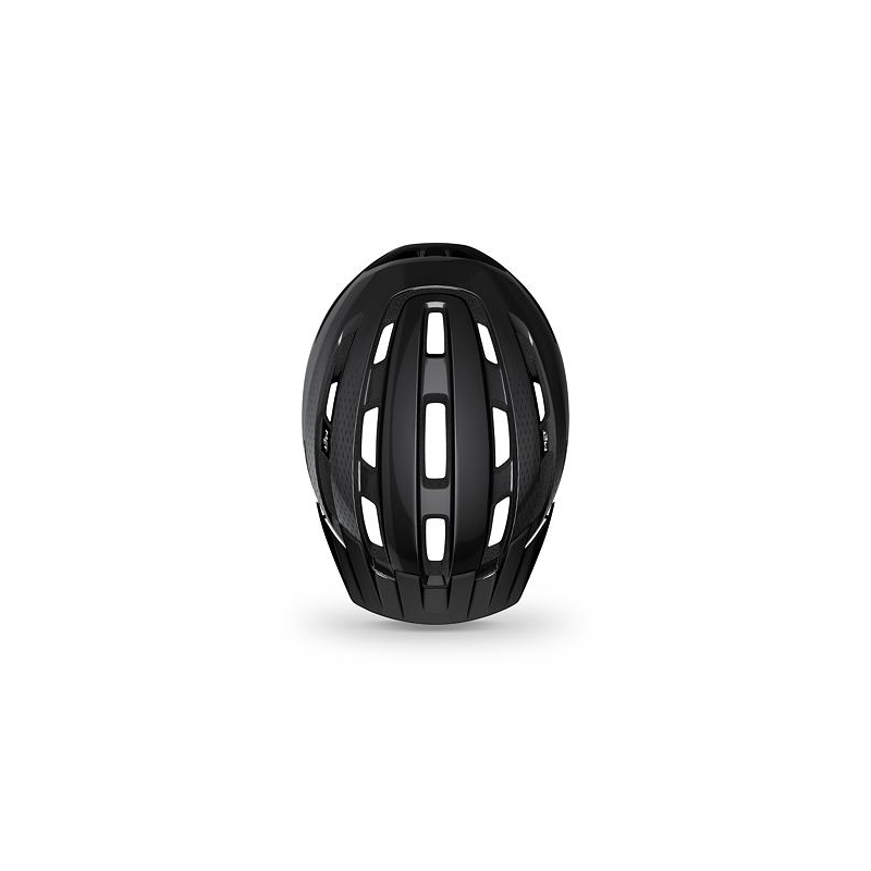 Cască de ciclism MET Downtown negru lucios lichidare