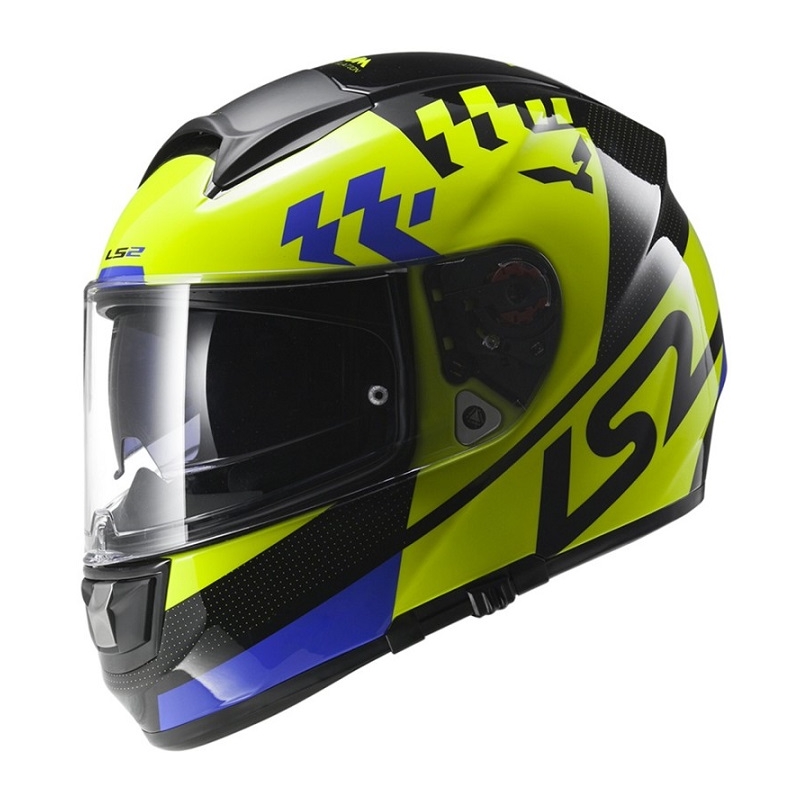 Cască de motocicletă LS2 FF397 Vector Podium Hi-Vis