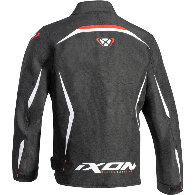 Jachetă de motocicletă pentru copii IXON Sprinter negru-alb-roșu
