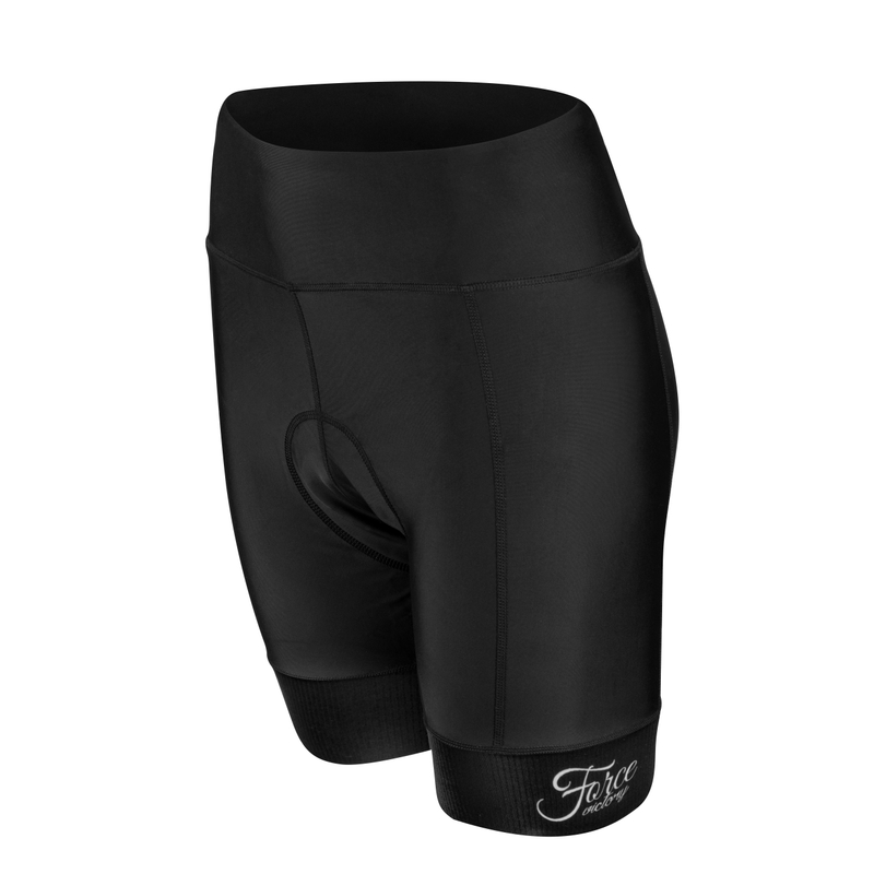 Pantaloni scurți pentru femei FORCE Victory negru lichidare