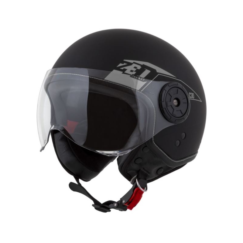 Cască de motocicletă deschisă ZED C30 negru-gri mat lichidare