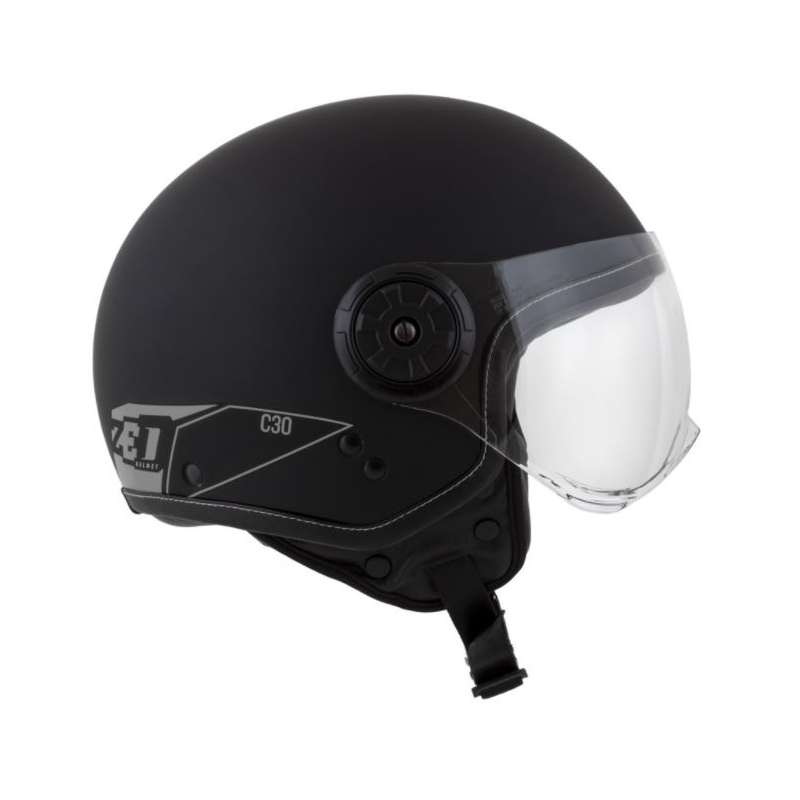 Cască de motocicletă deschisă ZED C30 negru-gri mat lichidare