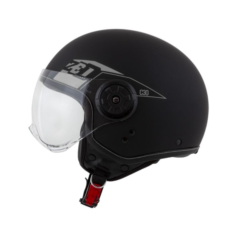 Cască de motocicletă deschisă ZED C30 negru-gri mat lichidare
