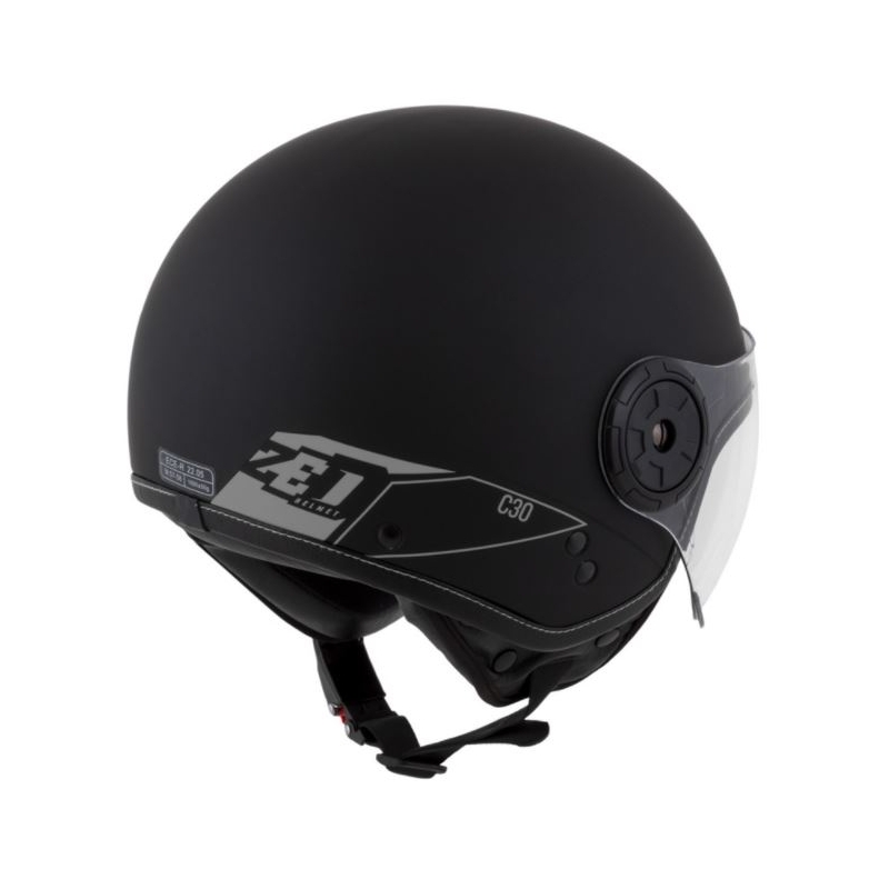 Cască de motocicletă deschisă ZED C30 negru-gri mat lichidare