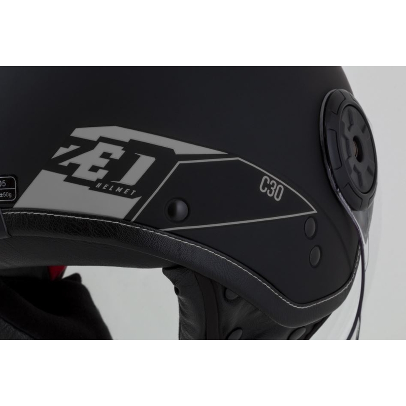 Cască de motocicletă deschisă ZED C30 negru-gri mat lichidare