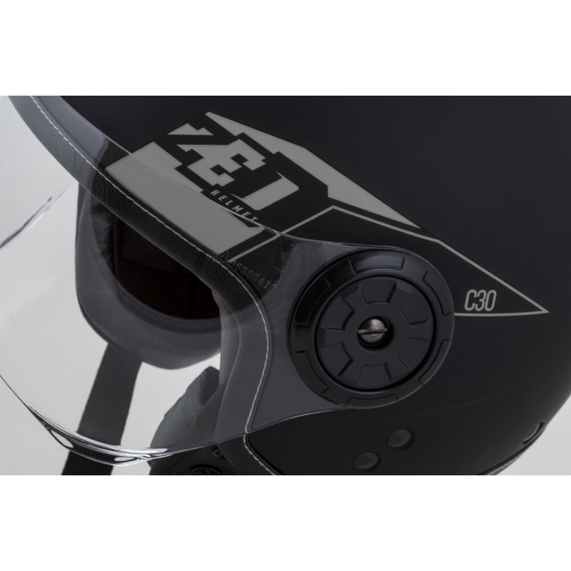 Cască de motocicletă deschisă ZED C30 negru-gri mat lichidare