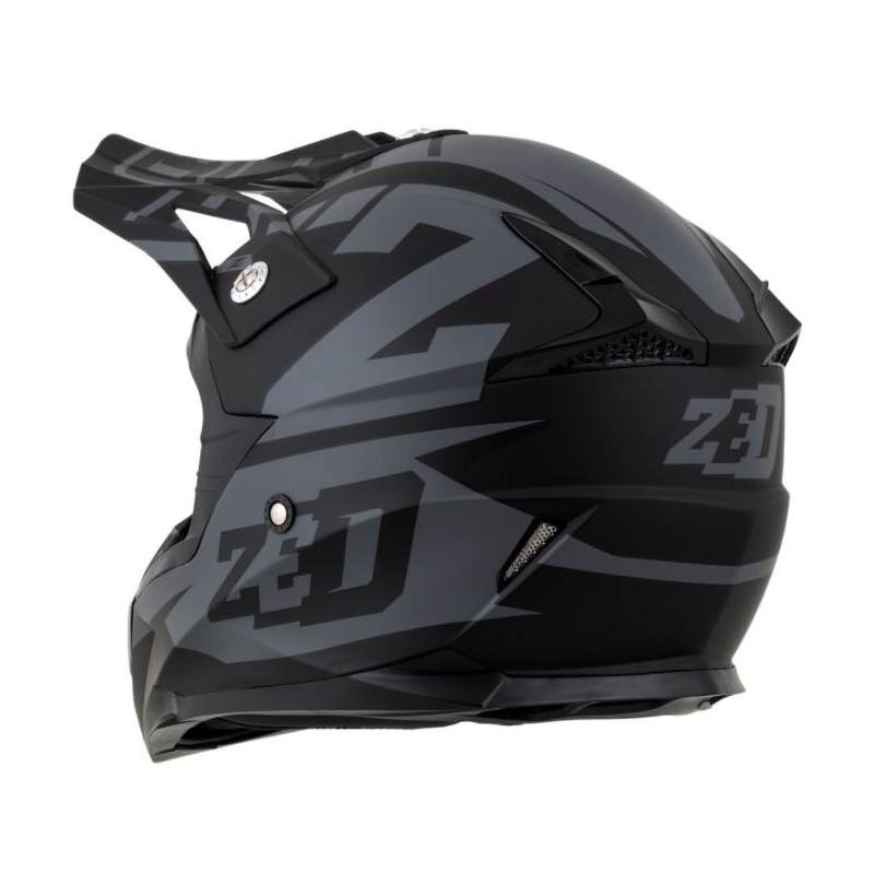Cască de motocros ZED X1.9 negru-gri mat