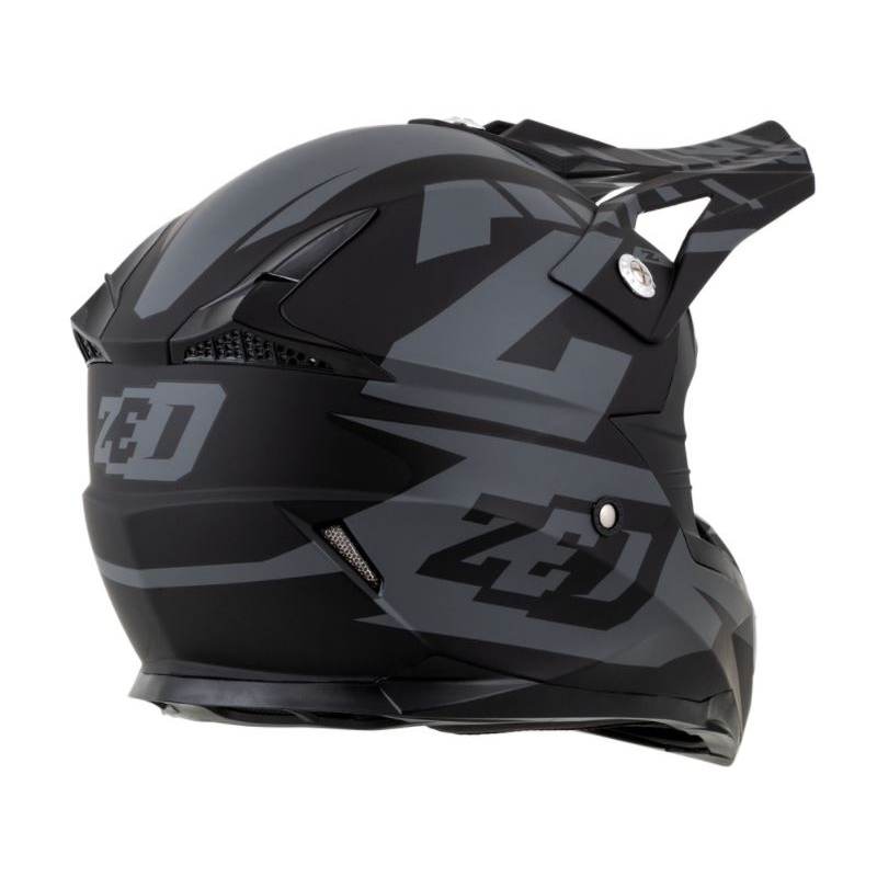 Cască de motocros ZED X1.9 negru-gri mat